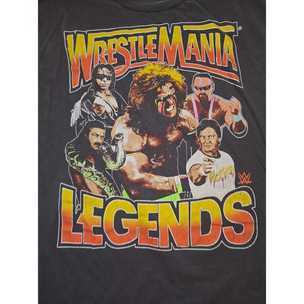 Vintage Www Wrestle Mania Legends Mens Large Shirt